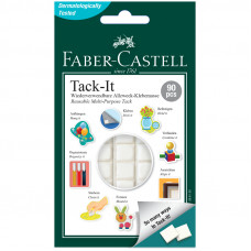 Масса для приклеивания Faber-Castell "Tack-It", 90 кубиков, 50г.
